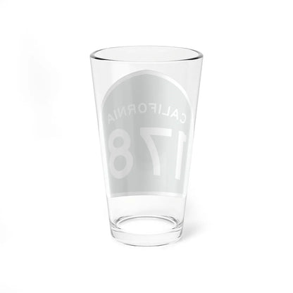 California 178 (California) (Road Sign) Pint Glass 16oz - Go Mug Yourself