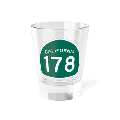 California 178 (California) (Road Sign) Shot Glass 1.5oz 1.5oz - Go Mug Yourself