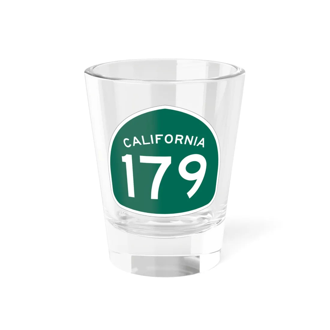 California 179 (California) (Road Sign) Shot Glass 1.5oz 1.5oz - Go Mug Yourself