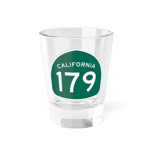 California 179 (California) (Road Sign) Shot Glass 1.5oz 1.5oz - Go Mug Yourself