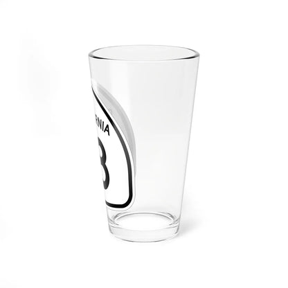 California 18 1957 (California) (Road Sign) Pint Glass 16oz - Go Mug Yourself