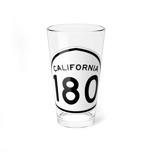 California 180 1957 (California) (Road Sign) Pint Glass 16oz 16oz - Go Mug Yourself