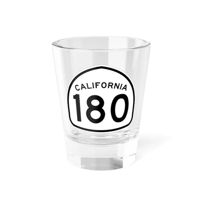 California 180 1957 (California) (Road Sign) Shot Glass 1.5oz 1.5oz - Go Mug Yourself