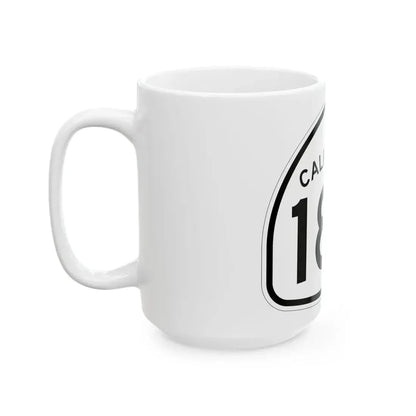 California 180 1957 (California) (Road Sign) White Coffee Mug - Go Mug Yourself