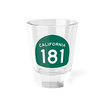 California 181 (California) (Road Sign) Shot Glass 1.5oz 1.5oz - Go Mug Yourself