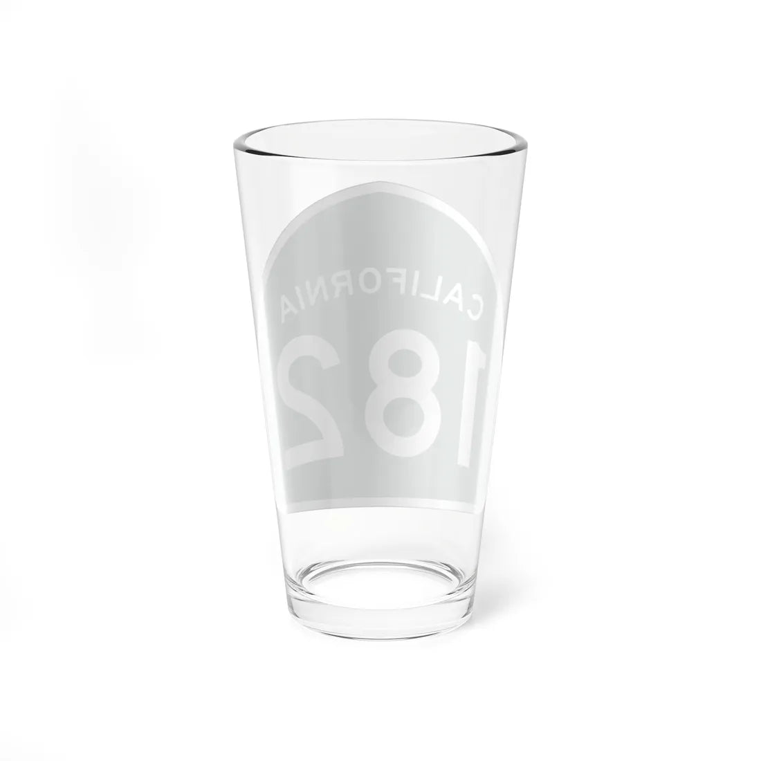 California 182 (California) (Road Sign) Pint Glass 16oz - Go Mug Yourself