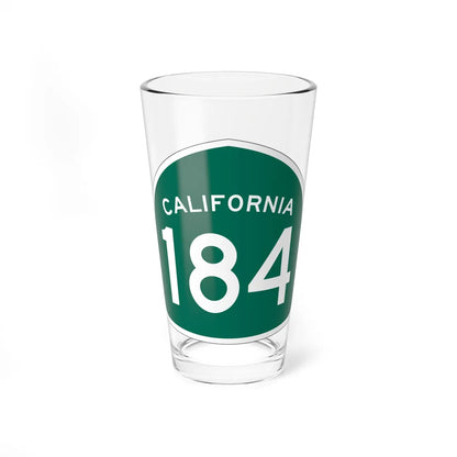 California 184 (California) (Road Sign) Pint Glass 16oz 16oz - Go Mug Yourself