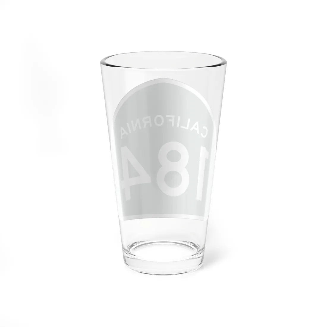 California 184 (California) (Road Sign) Pint Glass 16oz - Go Mug Yourself
