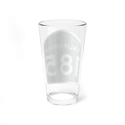 California 185 (California) (Road Sign) Pint Glass 16oz - Go Mug Yourself