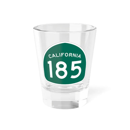 California 185 (California) (Road Sign) Shot Glass 1.5oz 1.5oz - Go Mug Yourself