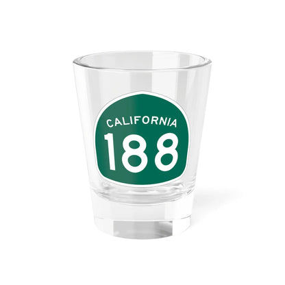 California 188 (California) (Road Sign) Shot Glass 1.5oz 1.5oz - Go Mug Yourself