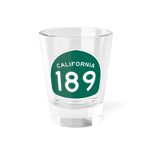 California 189 (California) (Road Sign) Shot Glass 1.5oz 1.5oz - Go Mug Yourself