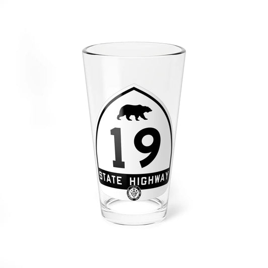 California 19 1948 (California) (Road Sign) Pint Glass 16oz 16oz - Go Mug Yourself
