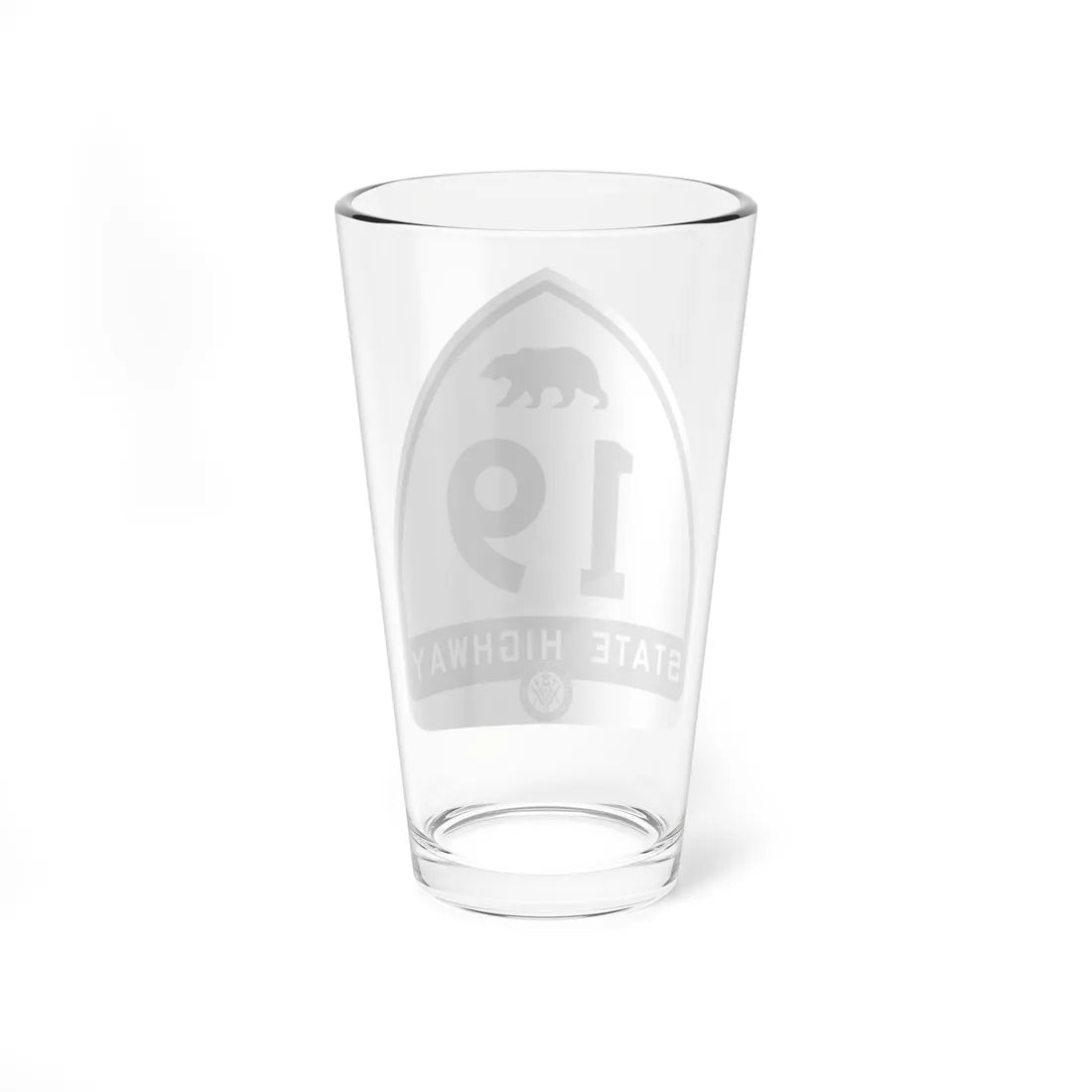 California 19 1948 (California) (Road Sign) Pint Glass 16oz - Go Mug Yourself