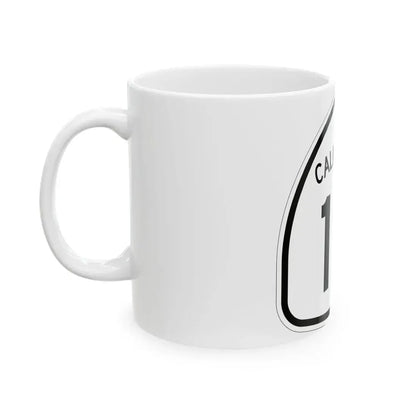 California 19 1957 (California) (Road Sign) White Coffee Mug - Go Mug Yourself