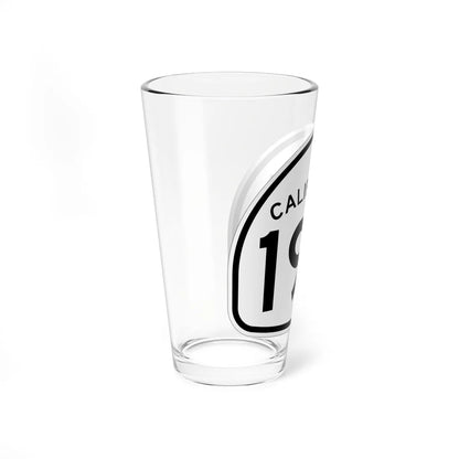 California 190 1957 (California) (Road Sign) Pint Glass 16oz - Go Mug Yourself