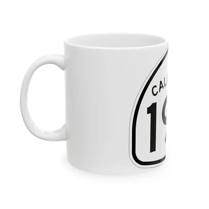 California 190 1957 (California) (Road Sign) White Coffee Mug - Go Mug Yourself