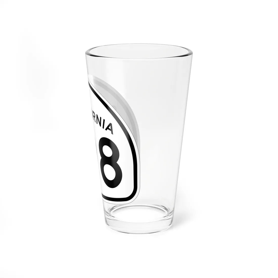 California 198 1957 (California) (Road Sign) Pint Glass 16oz - Go Mug Yourself