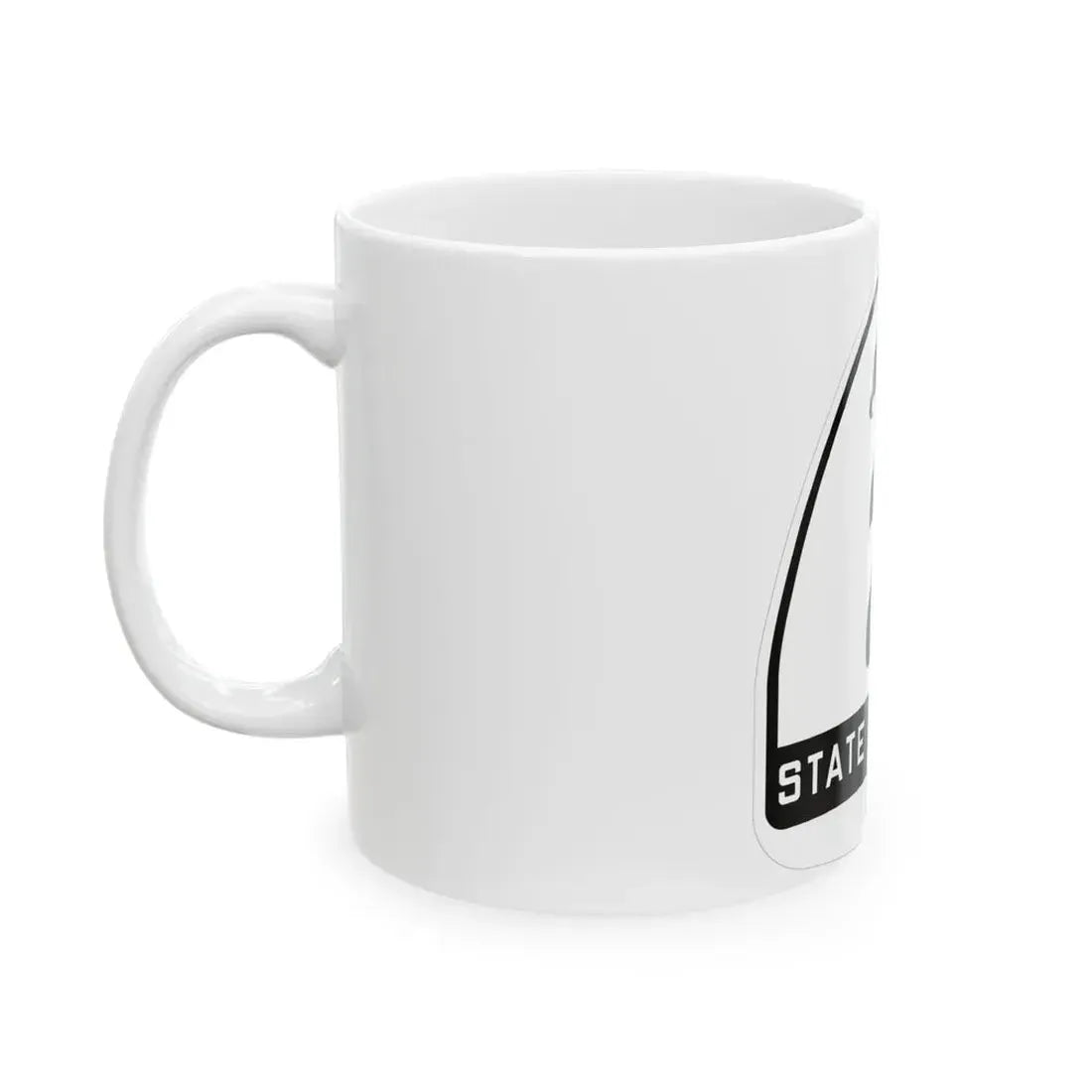 California 2 1948 (California) (Road Sign) White Coffee Mug - Go Mug Yourself