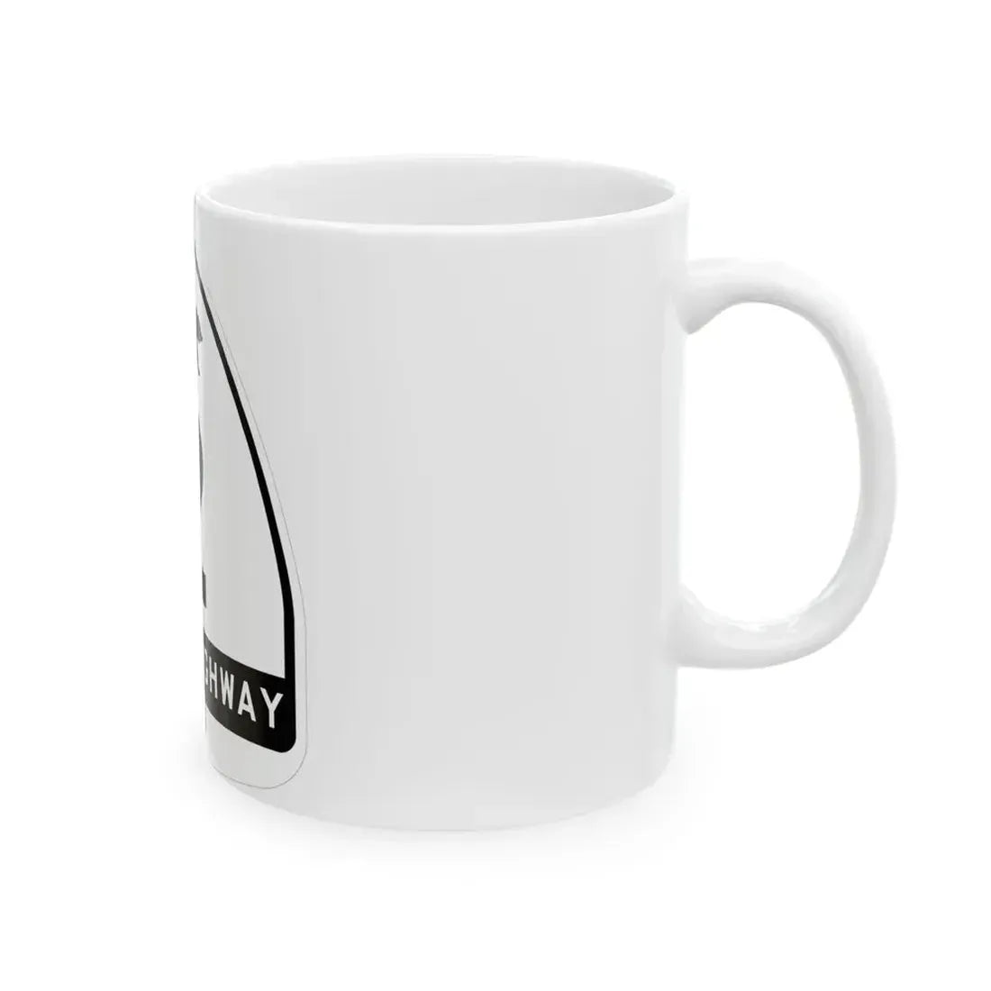 California 2 1948 (California) (Road Sign) White Coffee Mug - Go Mug Yourself