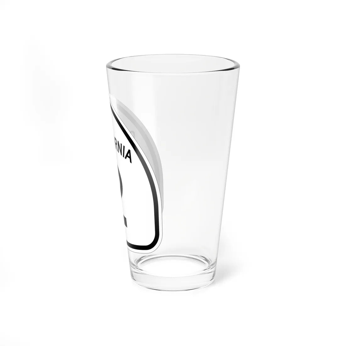 California 2 1957 (California) (Road Sign) Pint Glass 16oz - Go Mug Yourself