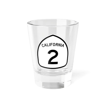California 2 1957 (California) (Road Sign) Shot Glass 1.5oz 1.5oz - Go Mug Yourself