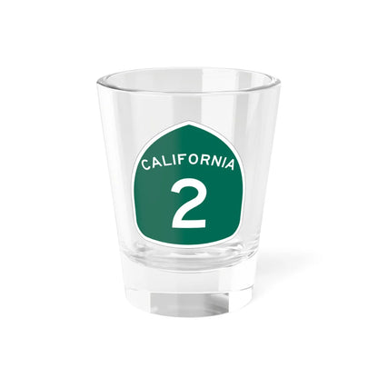 California 2 (California) (Road Sign) Shot Glass 1.5oz 1.5oz - Go Mug Yourself