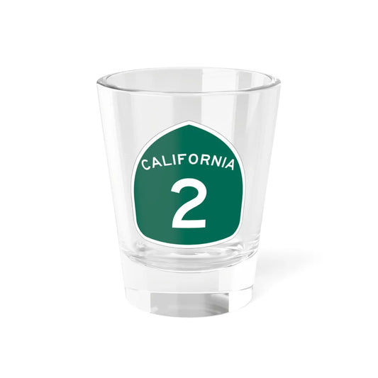 California 2 (California) (Road Sign) Shot Glass 1.5oz 1.5oz - Go Mug Yourself