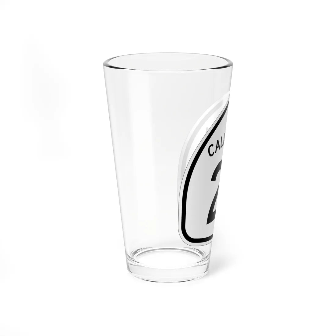 California 21 1957 (California) (Road Sign) Pint Glass 16oz - Go Mug Yourself