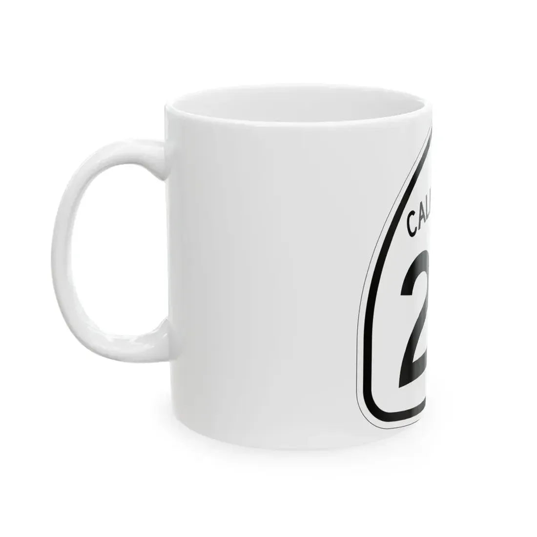 California 22 1957 (California) (Road Sign) White Coffee Mug - Go Mug Yourself