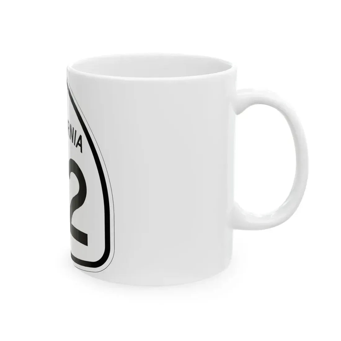 California 22 1957 (California) (Road Sign) White Coffee Mug - Go Mug Yourself