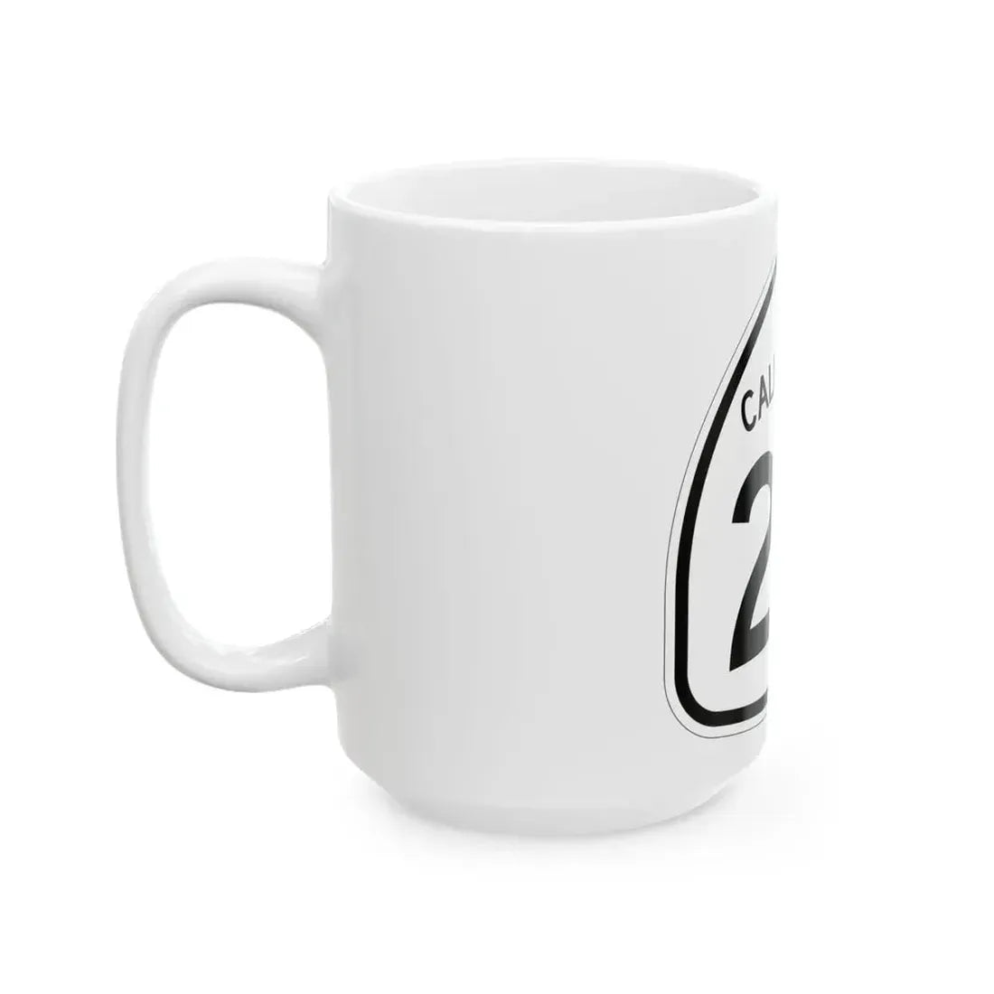 California 22 1957 (California) (Road Sign) White Coffee Mug - Go Mug Yourself