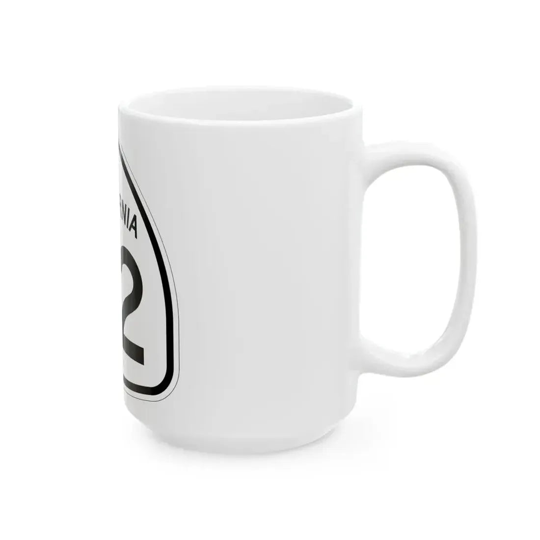 California 22 1957 (California) (Road Sign) White Coffee Mug - Go Mug Yourself