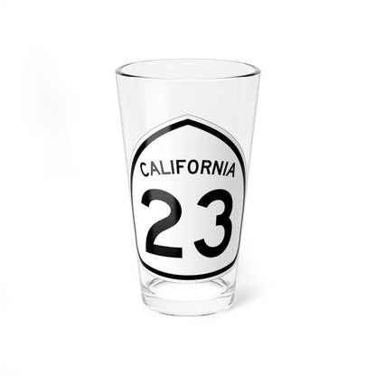 California 23 1957 (California) (Road Sign) Pint Glass 16oz 16oz - Go Mug Yourself