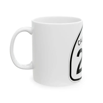 California 24 1957 (California) (Road Sign) White Coffee Mug - Go Mug Yourself