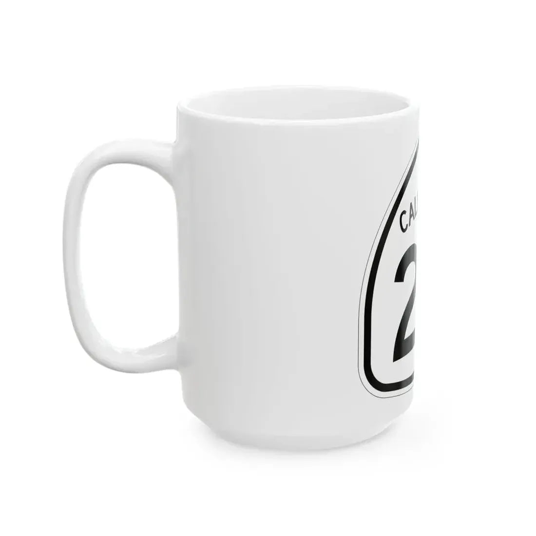 California 24 1957 (California) (Road Sign) White Coffee Mug - Go Mug Yourself
