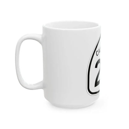 California 24 1957 (California) (Road Sign) White Coffee Mug - Go Mug Yourself
