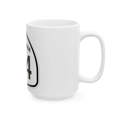 California 24 1957 (California) (Road Sign) White Coffee Mug - Go Mug Yourself