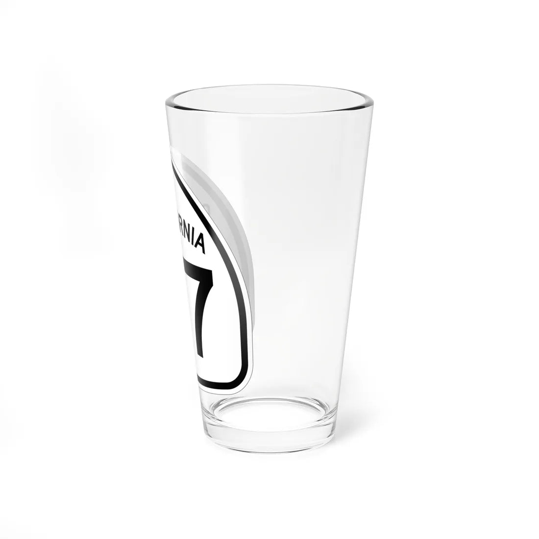 California 27 1957 (California) (Road Sign) Pint Glass 16oz - Go Mug Yourself