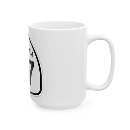 California 27 1957 (California) (Road Sign) White Coffee Mug - Go Mug Yourself