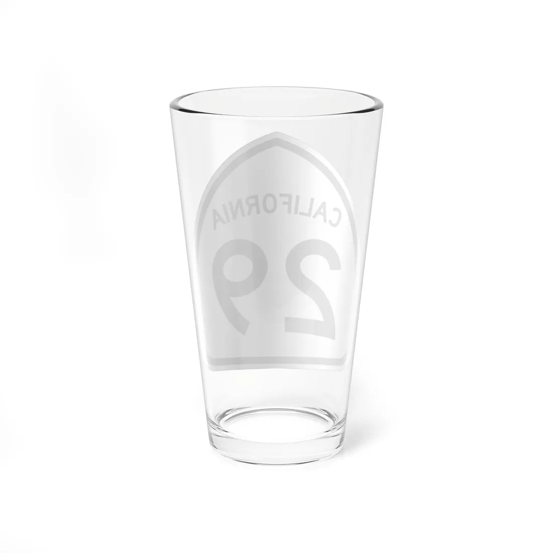 California 29 1957 (California) (Road Sign) Pint Glass 16oz - Go Mug Yourself