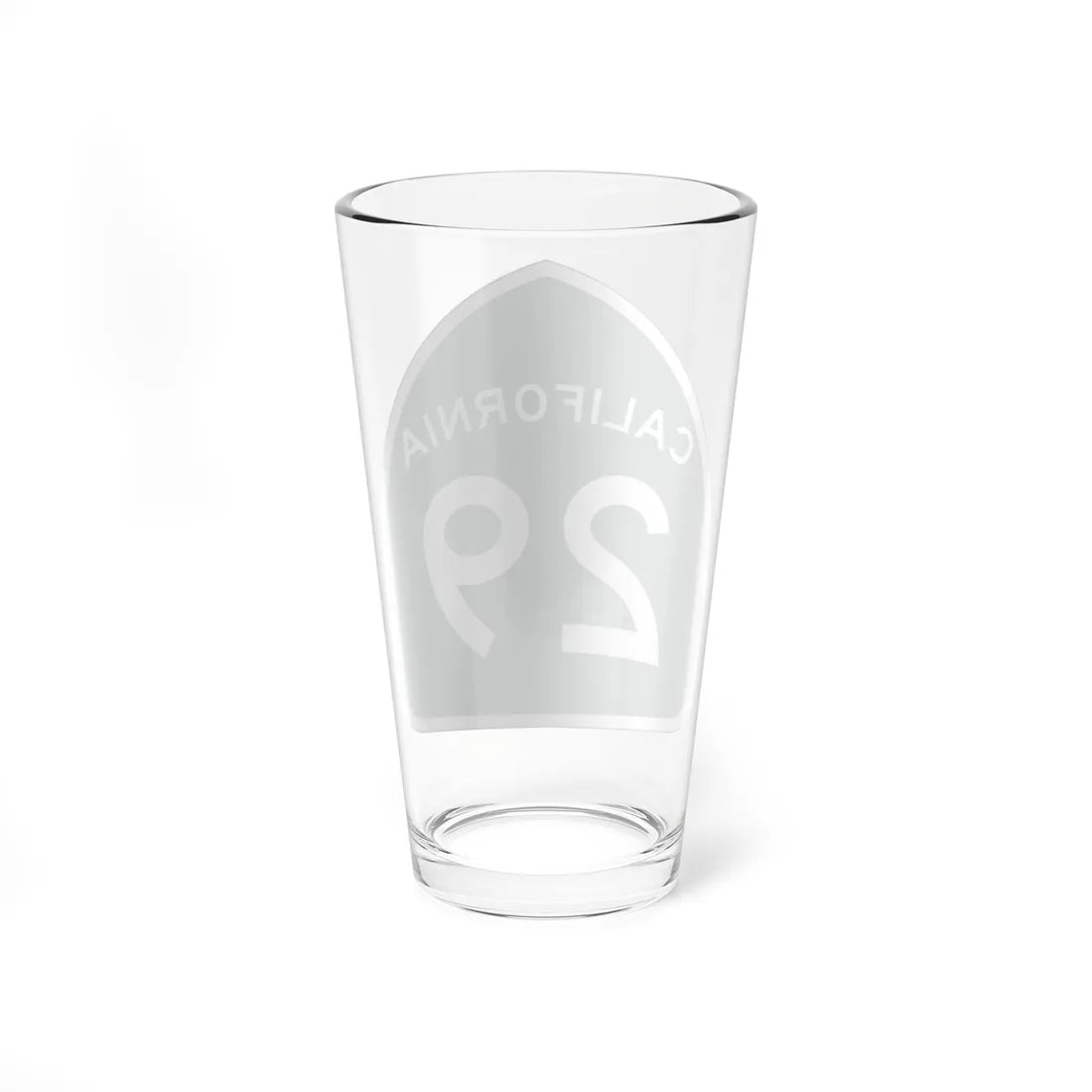 California 29 (California) (Road Sign) Pint Glass 16oz - Go Mug Yourself