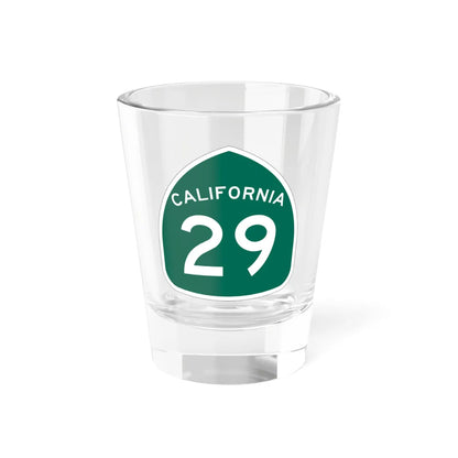 California 29 (California) (Road Sign) Shot Glass 1.5oz 1.5oz - Go Mug Yourself