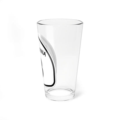 California 3 1957 (California) (Road Sign) Pint Glass 16oz - Go Mug Yourself