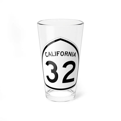 California 32 1957 (California) (Road Sign) Pint Glass 16oz 16oz - Go Mug Yourself