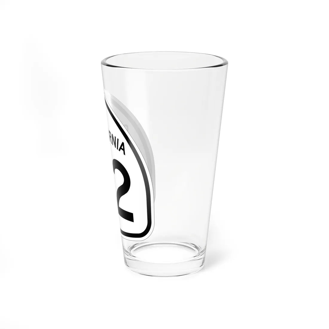 California 32 1957 (California) (Road Sign) Pint Glass 16oz - Go Mug Yourself