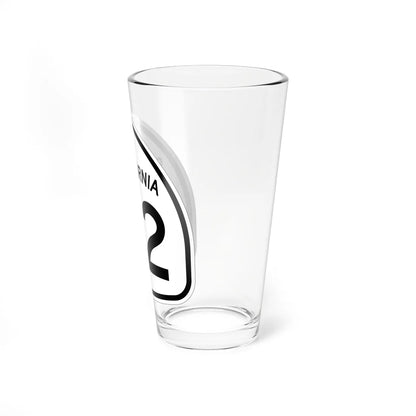 California 32 1957 (California) (Road Sign) Pint Glass 16oz - Go Mug Yourself