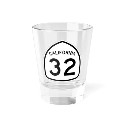 California 32 1957 (California) (Road Sign) Shot Glass 1.5oz 1.5oz - Go Mug Yourself