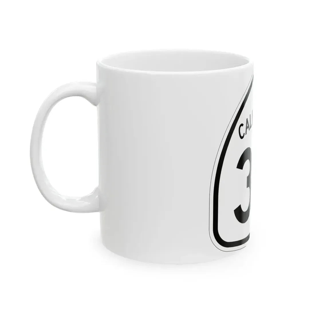 California 32 1957 (California) (Road Sign) White Coffee Mug - Go Mug Yourself