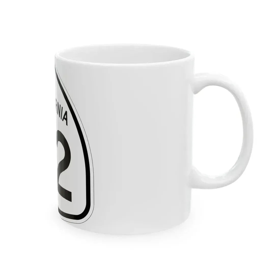 California 32 1957 (California) (Road Sign) White Coffee Mug - Go Mug Yourself